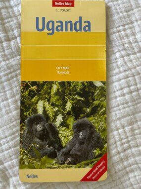 Uganda & City Map Kampala Map (2000) Ratio 1: 700,000 by Günter Nelles